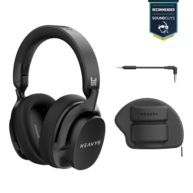 Heavys H1H Headphones + Premium Silver-Coated Cable + Bonus Travel Case - Image 2